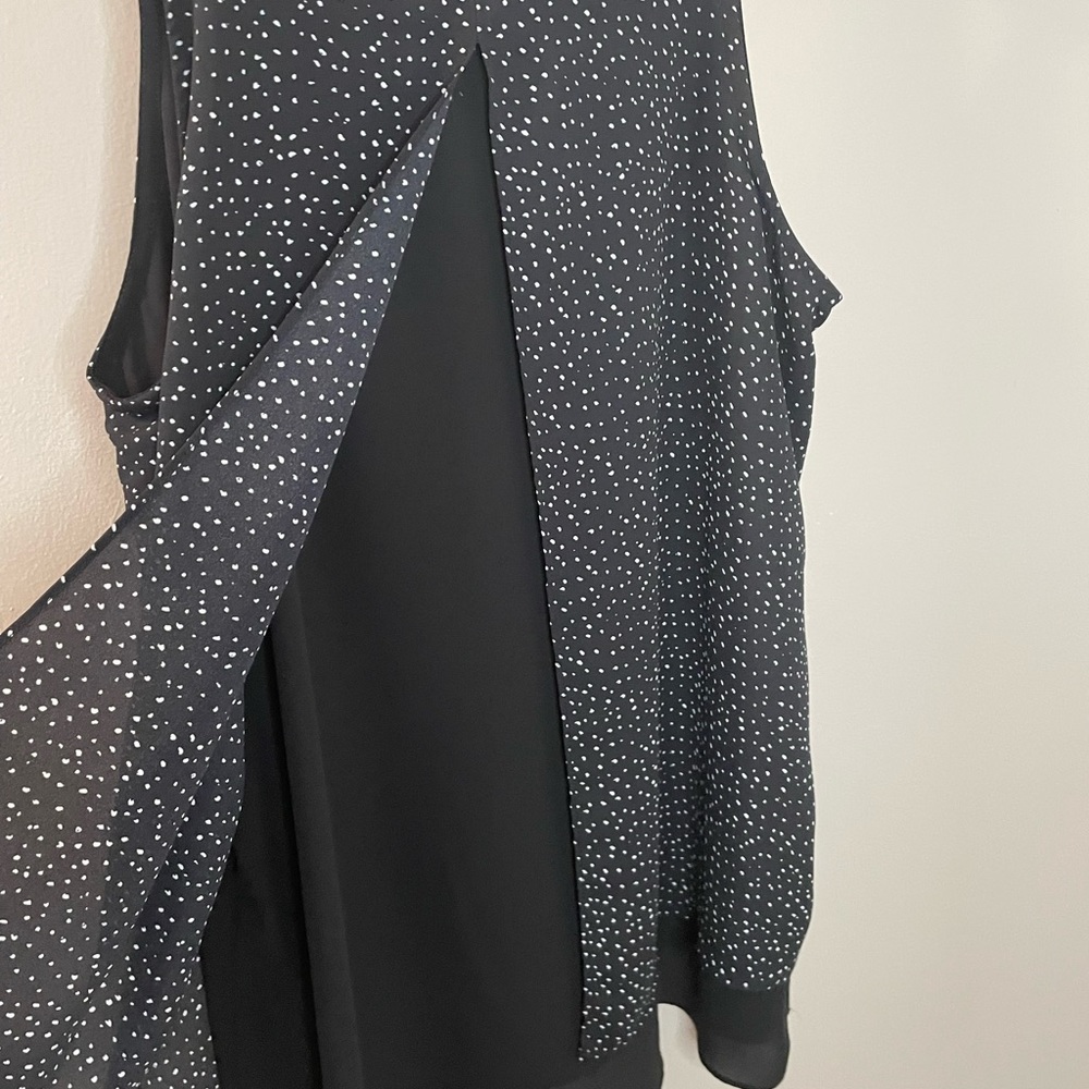Dark Navy/Black Dalia Blouse Medium